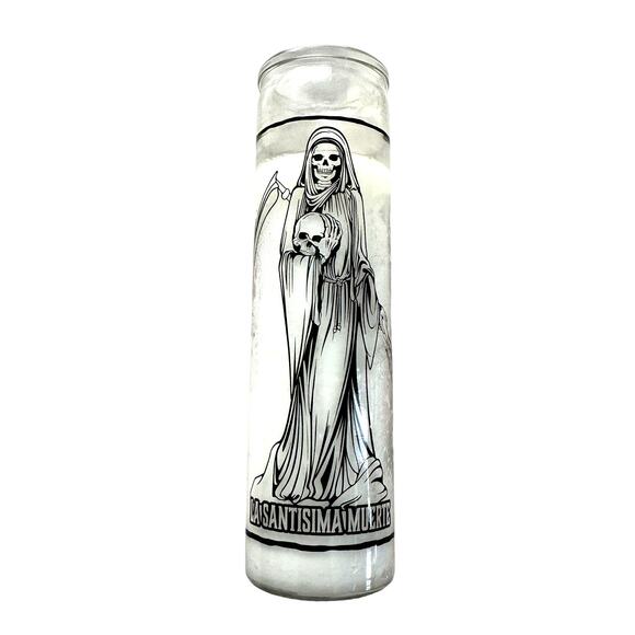 Oracion A La Santisima Muerte Our Lady of Holy Death Candle - Picture 1 of 9